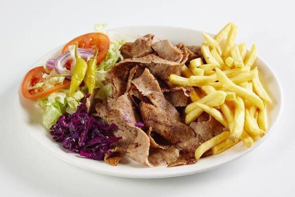 Lamb Doner (Meat & Chips)