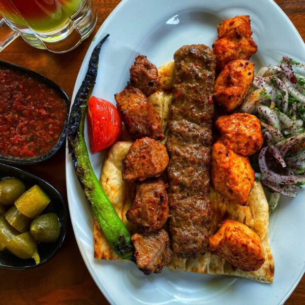 Combination Of Three Kebabs